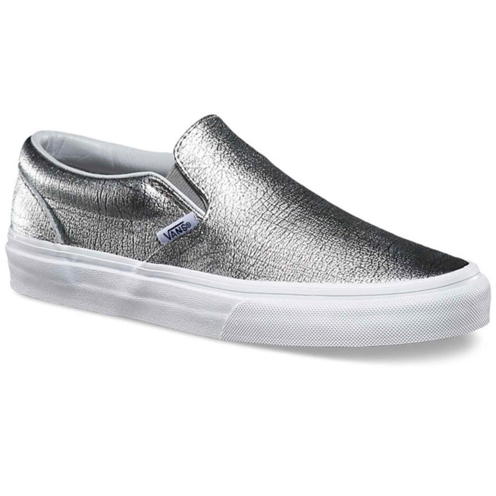 Vans glitter slip ons